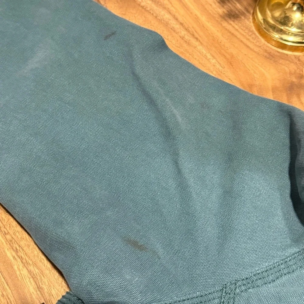 Lakin McKey Trading Canvas Full Zip Jacket 2XLR Hooded Lined Workwear Coat Heavy - Picture 7 of 8